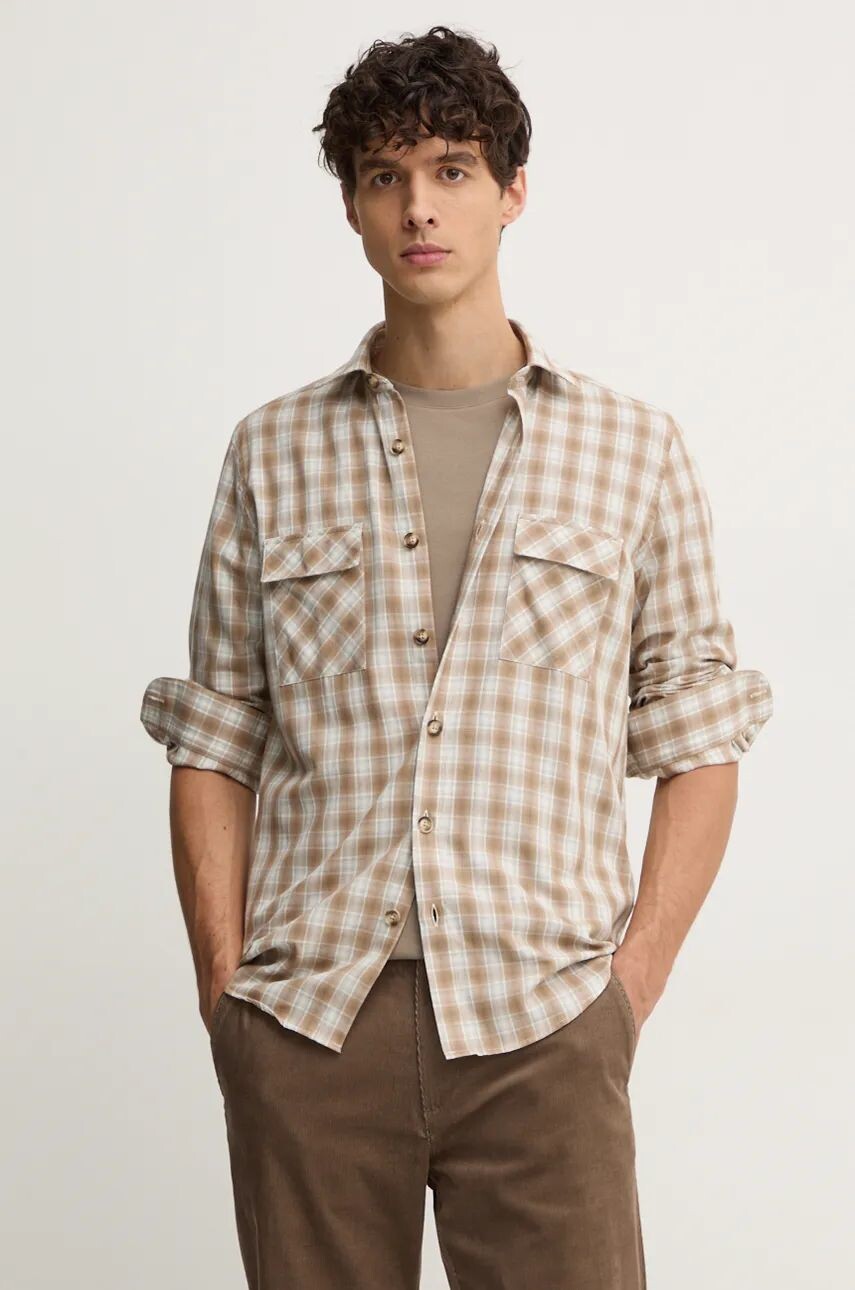 Рубашка Liu Jo из хлопка, бежевый
Рубашка Liu Jo из хлопка, бежевый