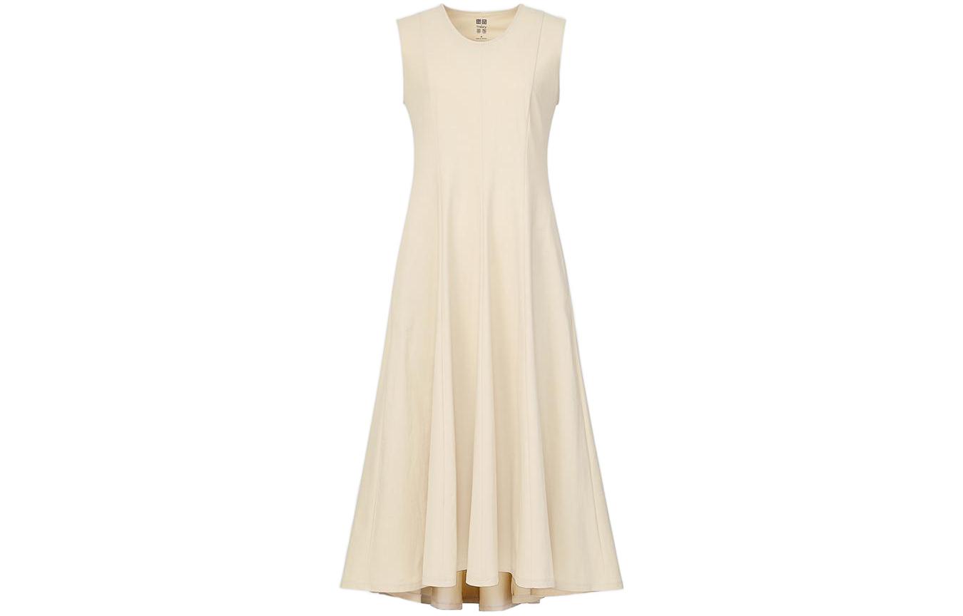 X THEORY Женское платье без рукавов UNIQLO, светло-бежевый
X THEORY Женское платье без рукавов UNIQLO, светло-бежевый