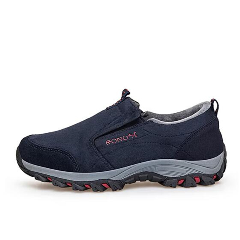 Термостойкие нескользящие низкие прогулочные кроссовки для мужчин RONGSHI, темно-синий fleece-lined
Термостойкие нескользящие низкие прогулочные кроссовки для мужчин RONGSHI, темно-синий fleece-lined