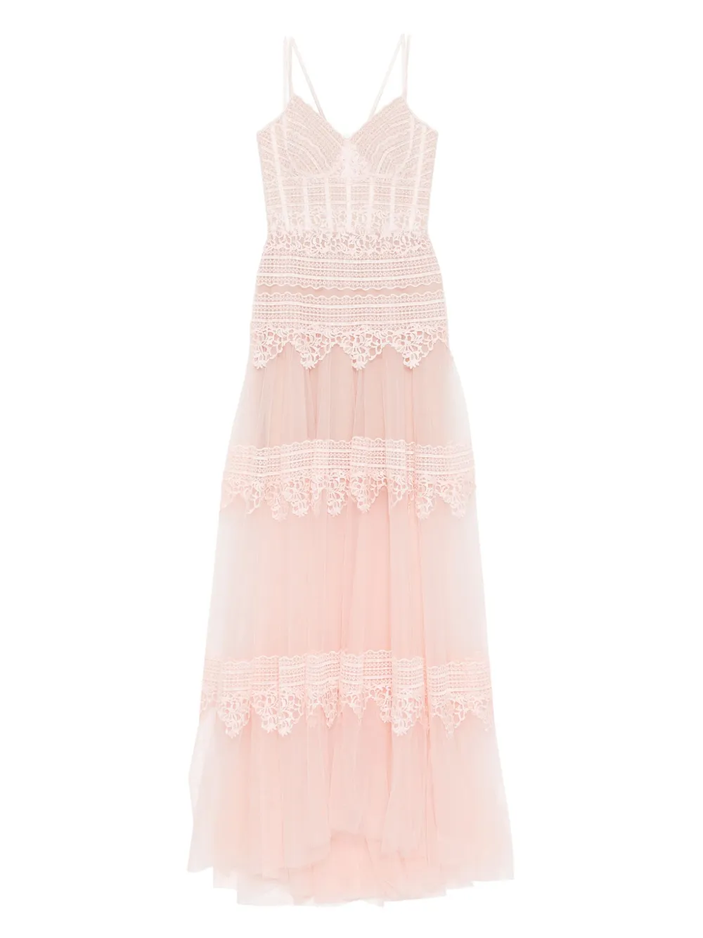 Длинное кружевное платье Saiid Kobeisy, розовый
Длинное кружевное платье Saiid Kobeisy, розовый