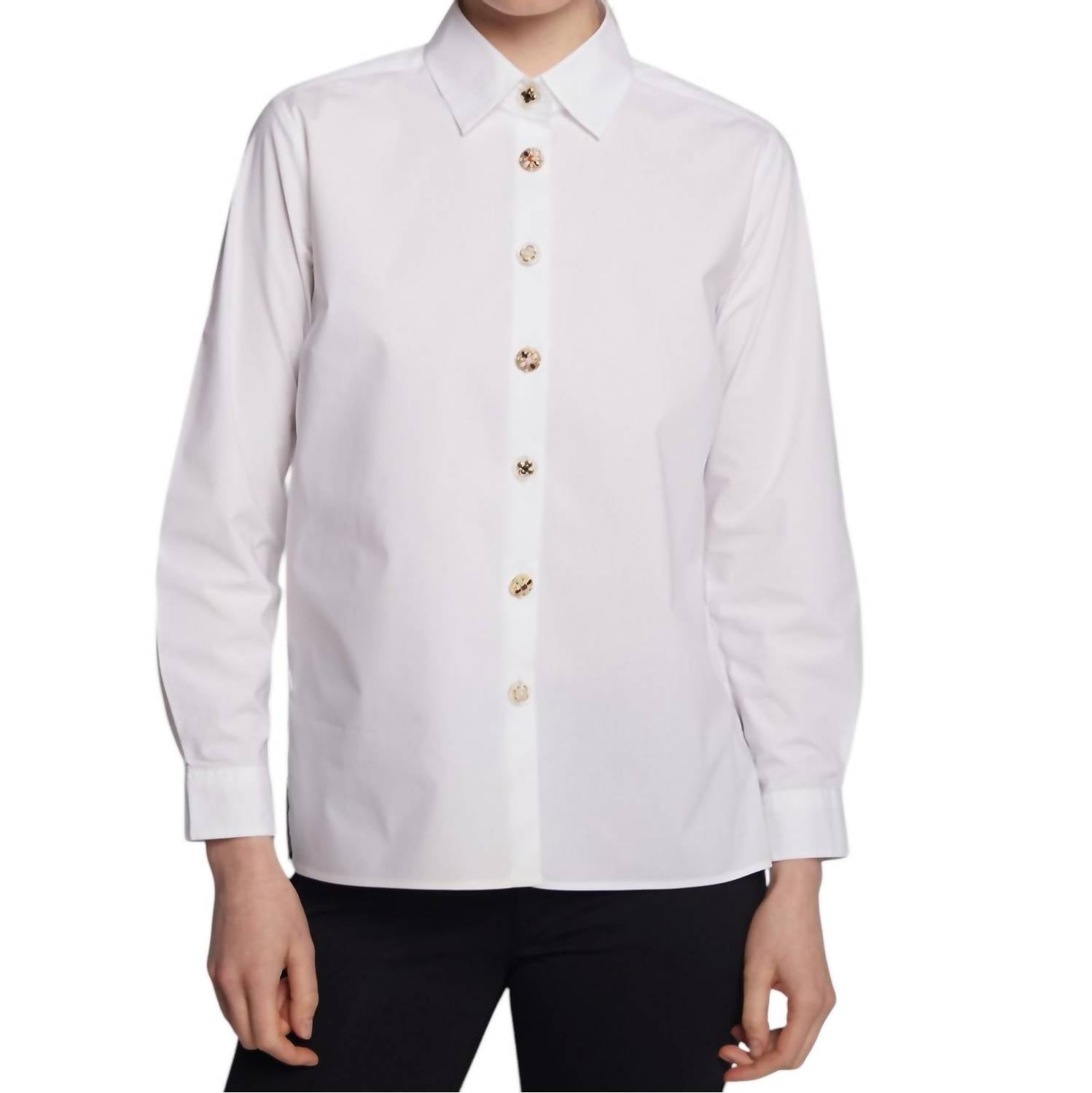 Рубашка Irina из белого поплина Vilagallo
Рубашка Irina из белого поплина Vilagallo