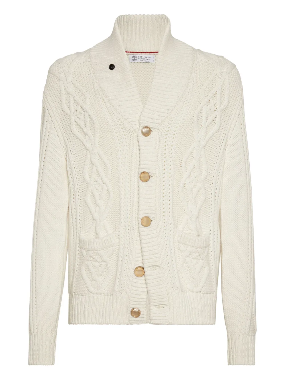 Кардиган фактурной вязки Brunello Cucinelli, белый
Кардиган фактурной вязки Brunello Cucinelli, белый