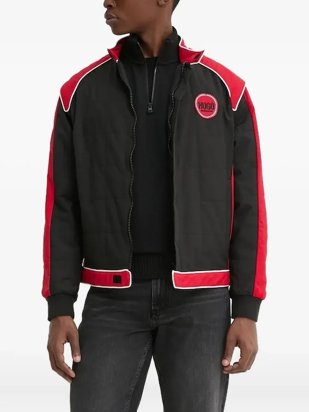 Стеганая куртка со вставками HUGO, черный
Стеганая куртка со вставками HUGO, черный