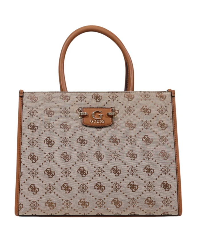 Структурированная сумка-шоппер с монограммой. Guess, бежевый
Структурированная сумка-шоппер с монограммой. Guess, бежевый