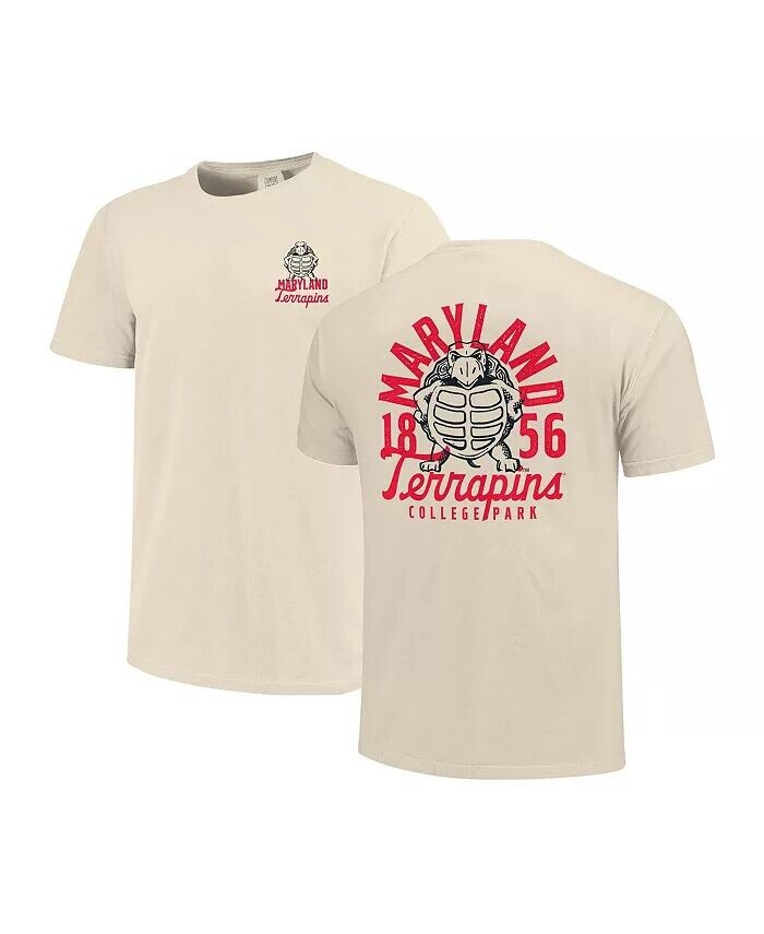 Мужская кремовая футболка с принтом талисмана Maryland Terrapins Comfort Colors Image One
Мужская кремовая футболка с принтом талисмана Maryland Terrapins Comfort Colors Image One