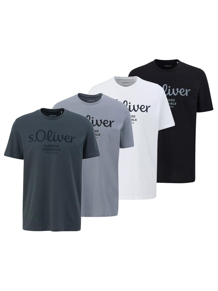 Футболка s.Oliver T-Shirt 4er Pack, цвет Weiß/Hellgrau/Dunkelgrau/Schwarz
Футболка s.Oliver T-Shirt 4er Pack, цвет Weiß/Hellgrau/Dunkelgrau/Schwarz