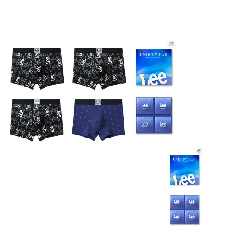 Lee Подарочные боксы мужского белья 4 шт
Lee Подарочные боксы мужского белья 4 шт