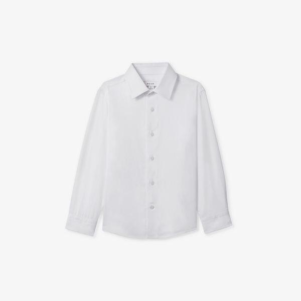 Рубашка Remote облегающая хлопковая 3-14 лет Reiss, белый
Рубашка Remote облегающая хлопковая 3-14 лет Reiss, белый