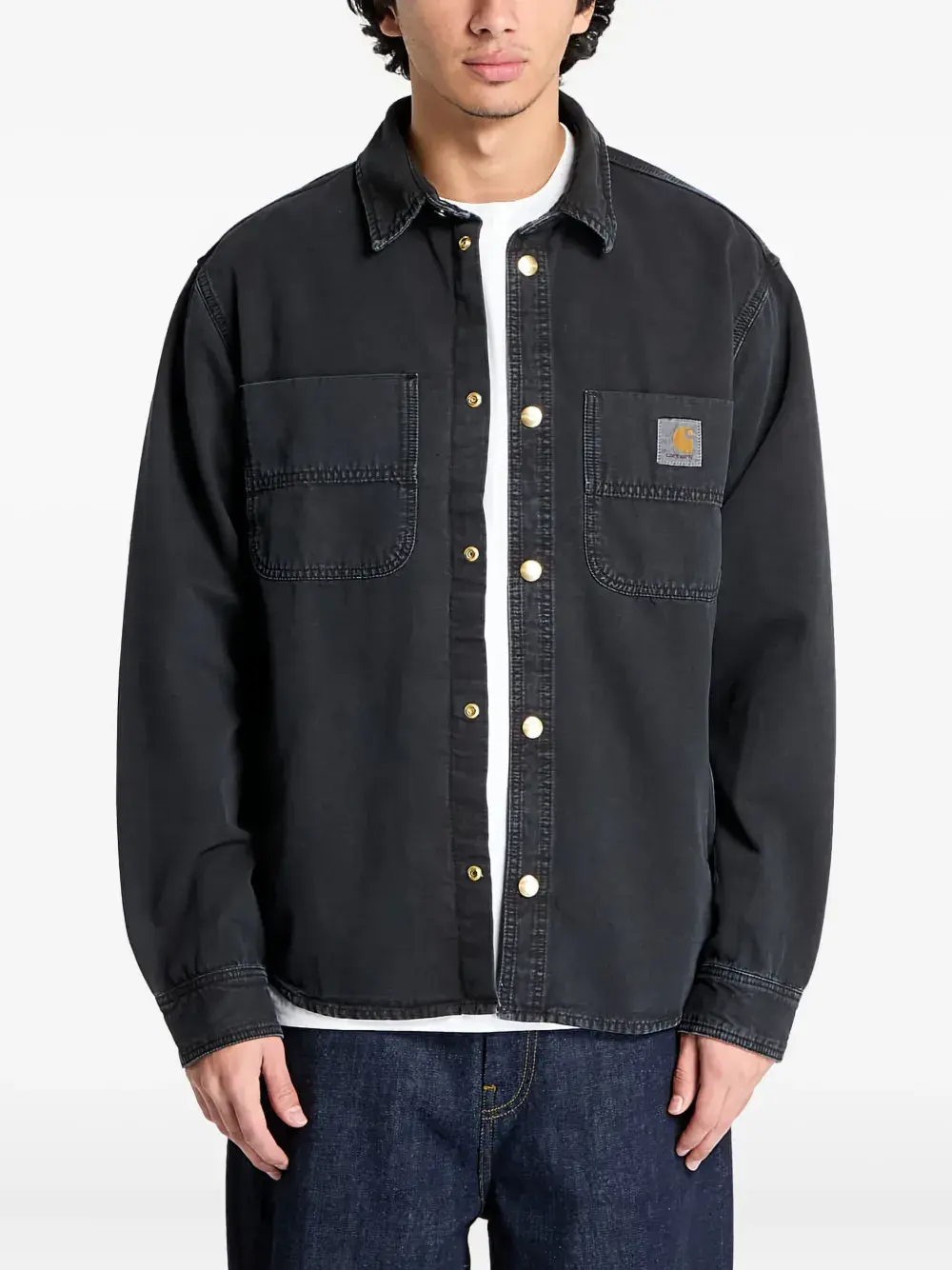 Куртка-рубашка с карманами CARHARTT WIP, черный
Куртка-рубашка с карманами CARHARTT WIP, черный