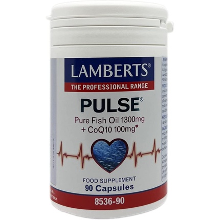 Рыбий жир Puls с Q10 90 капсул Lamberts
Рыбий жир Puls с Q10 90 капсул Lamberts