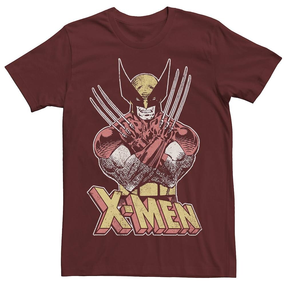 Мужская классическая футболка с винтажным графическим рисунком Marvel X-Men Wolverine, цвет Cardinal
Мужская классическая футболка с винтажным графическим рисунком Marvel X-Men Wolverine, цвет Cardinal
