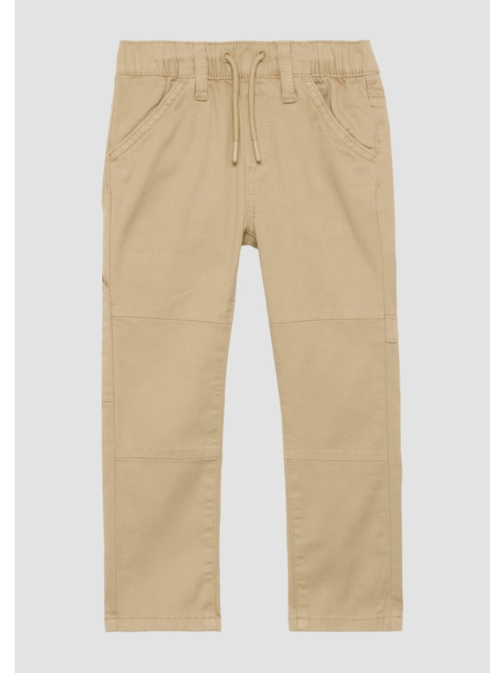 Тканевые брюки s.Oliver, бежевый 
Тканевые брюки s.Oliver, бежевый