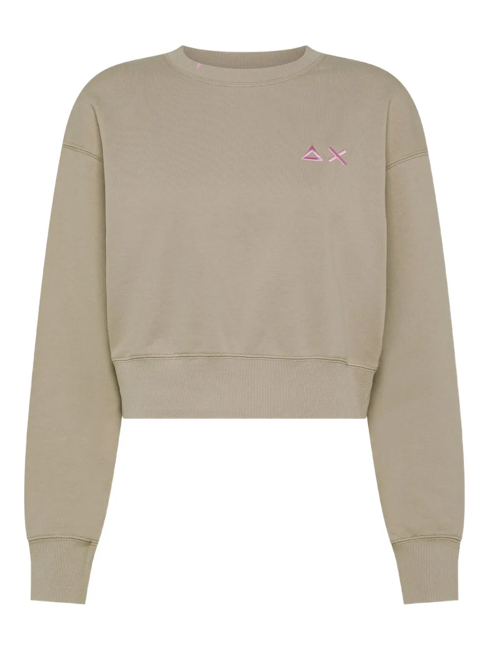 Укороченная толстовка с вышитым логотипом Sun68, зеленый
Укороченная толстовка с вышитым логотипом Sun68, зеленый