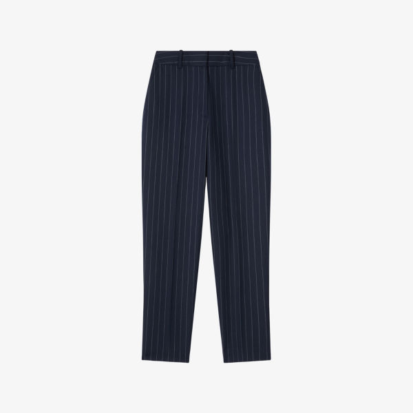 Брюки Lk Bennett Bella в мелкую полоску укороченные, синий
Брюки Lk Bennett Bella в мелкую полоску укороченные, синий