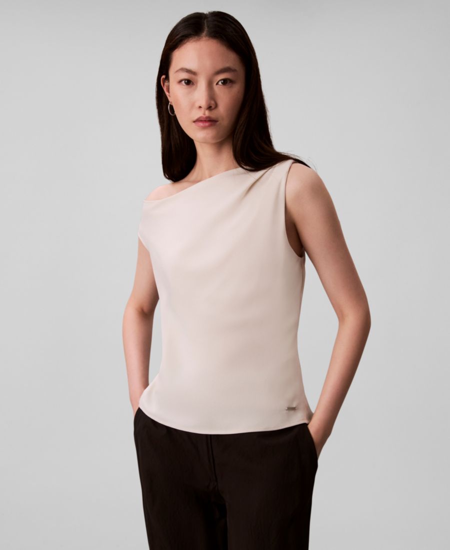 Женская блузка на одно плечо Calvin Klein, Chalk
Женская блузка на одно плечо Calvin Klein, Chalk