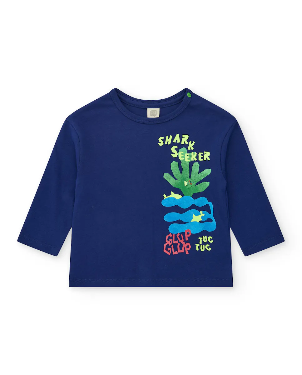 Футболка для мальчика с короткими рукавами и рисунком спереди и сзади Tuc tuc, темно-синий
Футболка для мальчика с короткими рукавами и рисунком спереди и сзади Tuc tuc, темно-синий