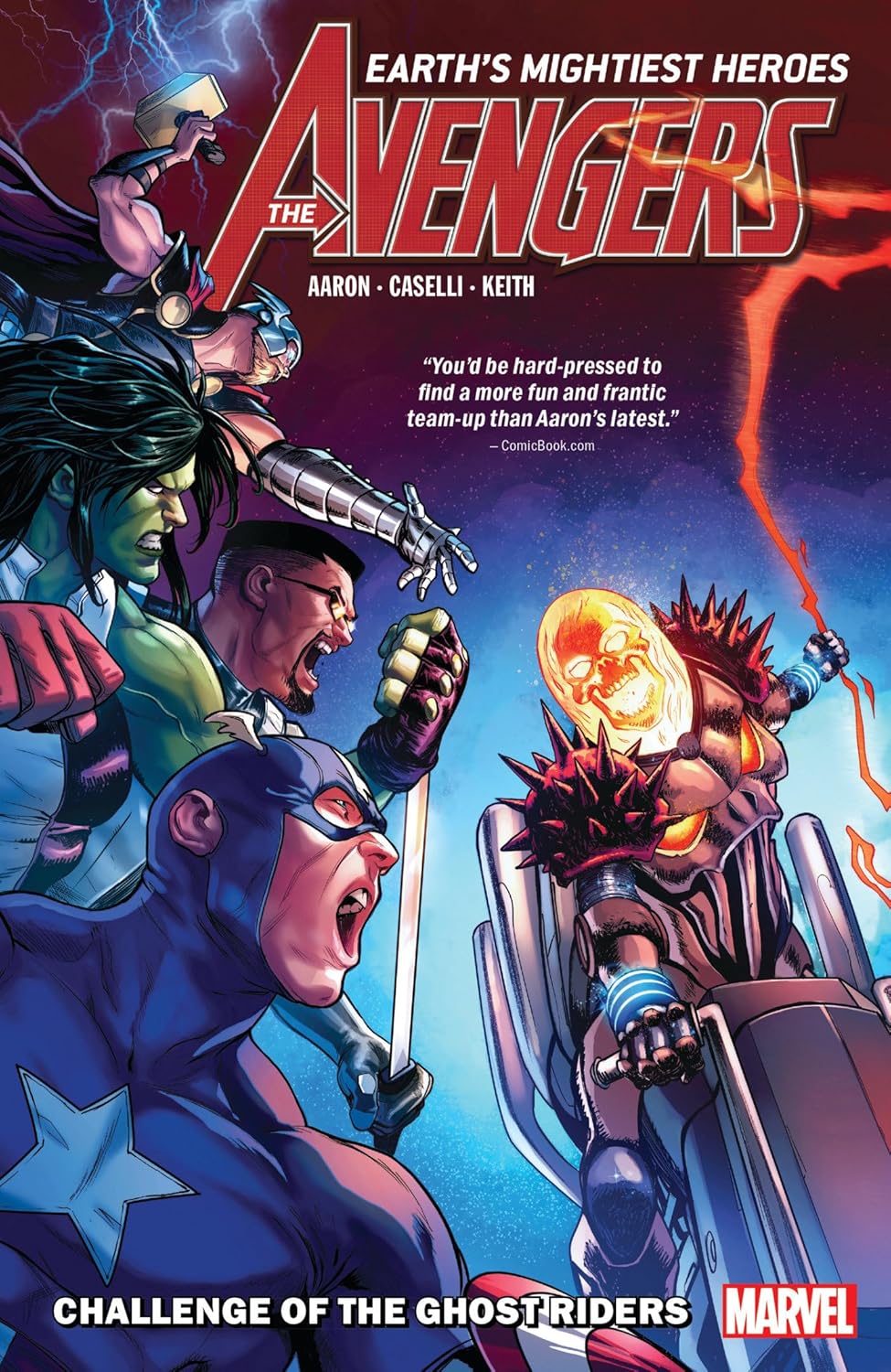 Avengers By Jason Aaron Vol. 5: Challenge Of The Ghost Riders (Marvel Universe)
Avengers By Jason Aaron Vol. 5: Challenge Of The Ghost Riders (Marvel Universe)
