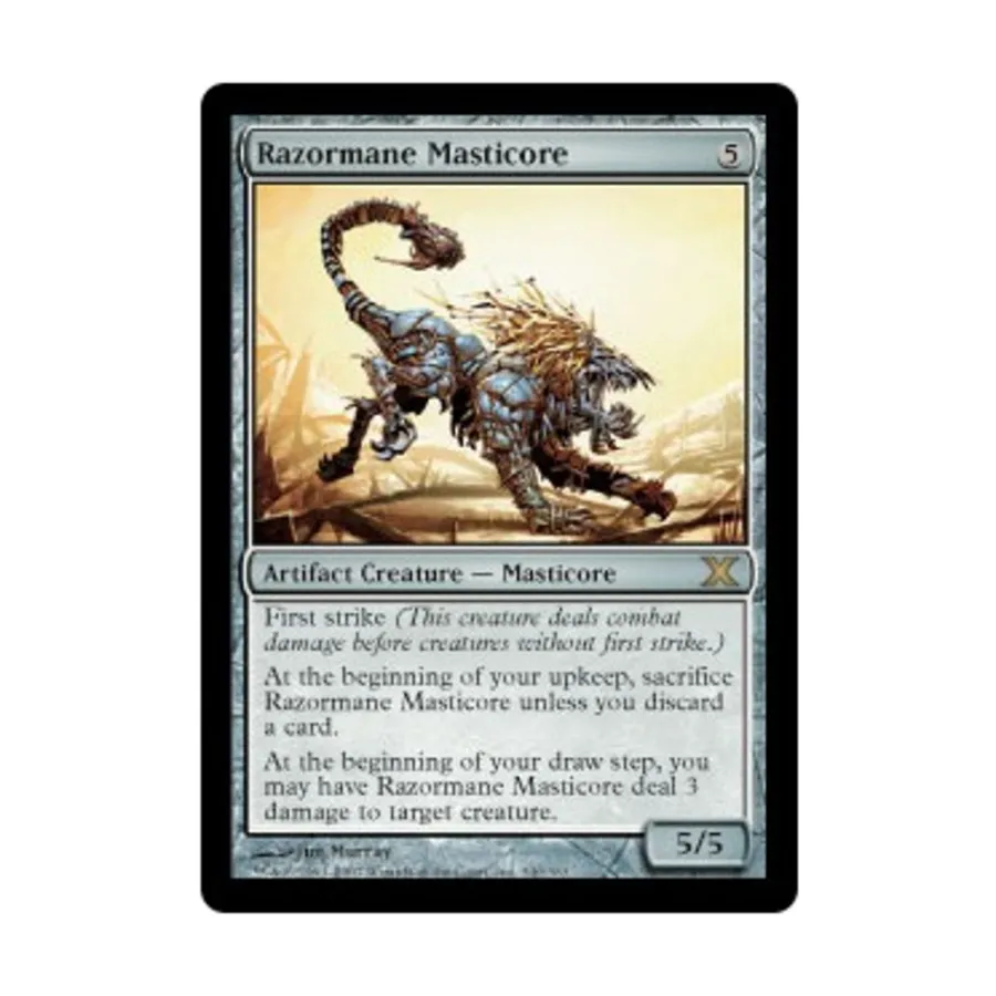 CCG Мастикор Иглогривых (клавиша R), MTG - 10th Edition
CCG Мастикор Иглогривых (клавиша R), MTG - 10th Edition