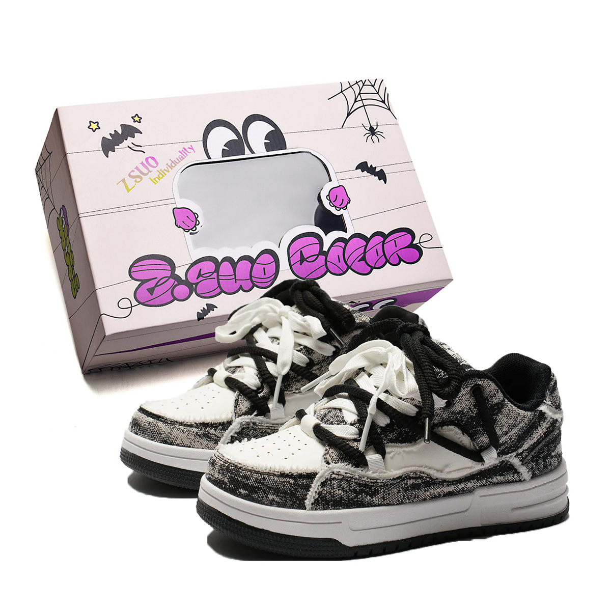 Z.SUO Скользоустойчивые, износостойкие, легкие, увеличивающие рост низкие скейтерские кроссовки унисекс черные, цвет Black
Z.SUO Скользоустойчивые, износостойкие, легкие, увеличивающие рост низкие скейтерские кроссовки унисекс черные, цвет Black