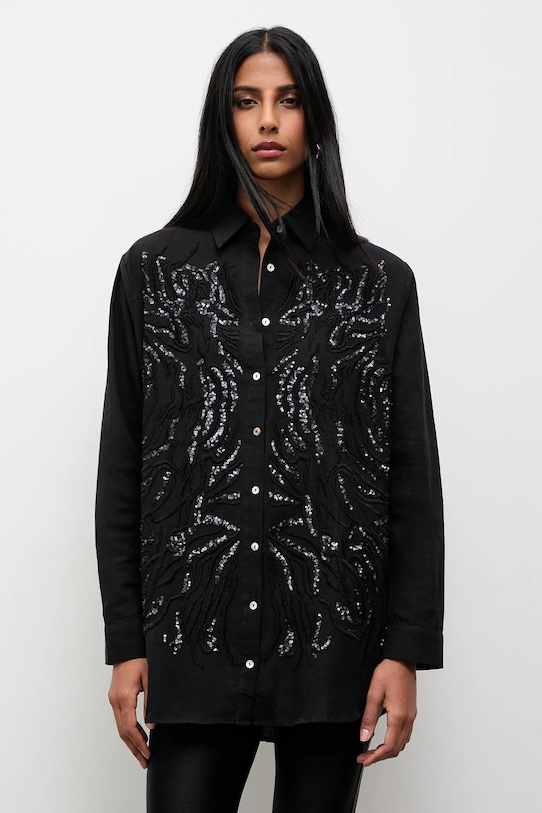 Хлопковая рубашка Answear.Lab, черный
Хлопковая рубашка Answear.Lab, черный
