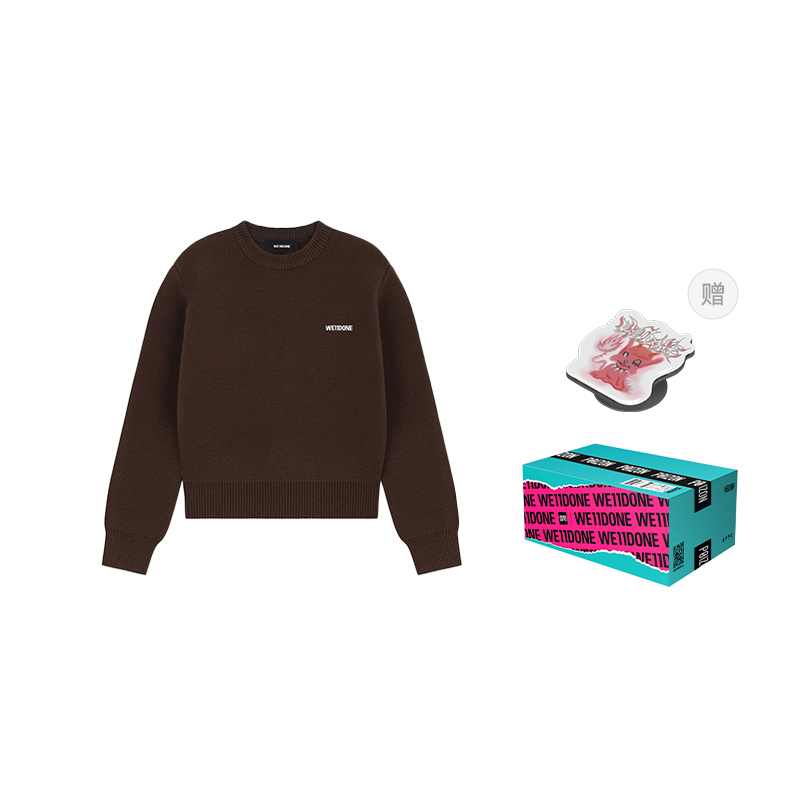 Свитер WE11DONE, коричневый
Свитер WE11DONE, коричневый