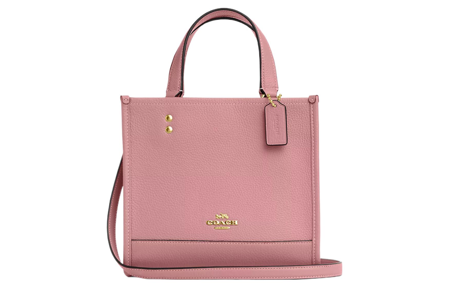 COACH Кожаная сумка для нот Демпси Сумка шоппер Сумка через плечо Небольшая женская сумка Розовая
COACH Кожаная сумка для нот Демпси Сумка шоппер Сумка через плечо Небольшая женская сумка Розовая