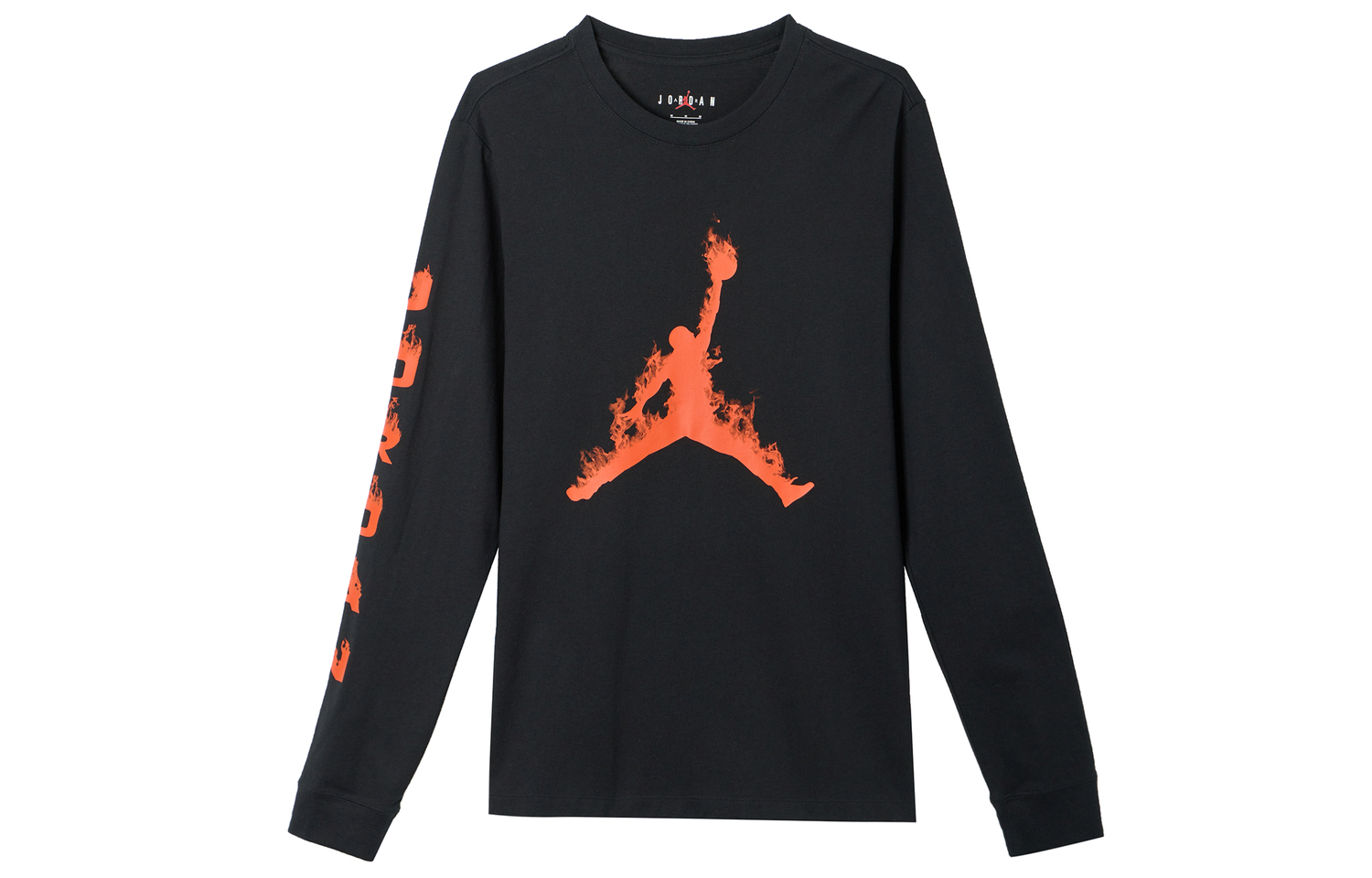 Хлопковая футболка Jordan, черный/оранжевый
Хлопковая футболка Jordan, черный/оранжевый