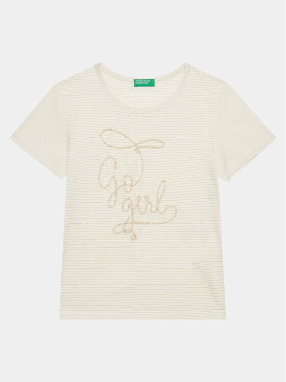 Футболка стандартного кроя United Colors Of Benetton, экрю
Футболка стандартного кроя United Colors Of Benetton, экрю