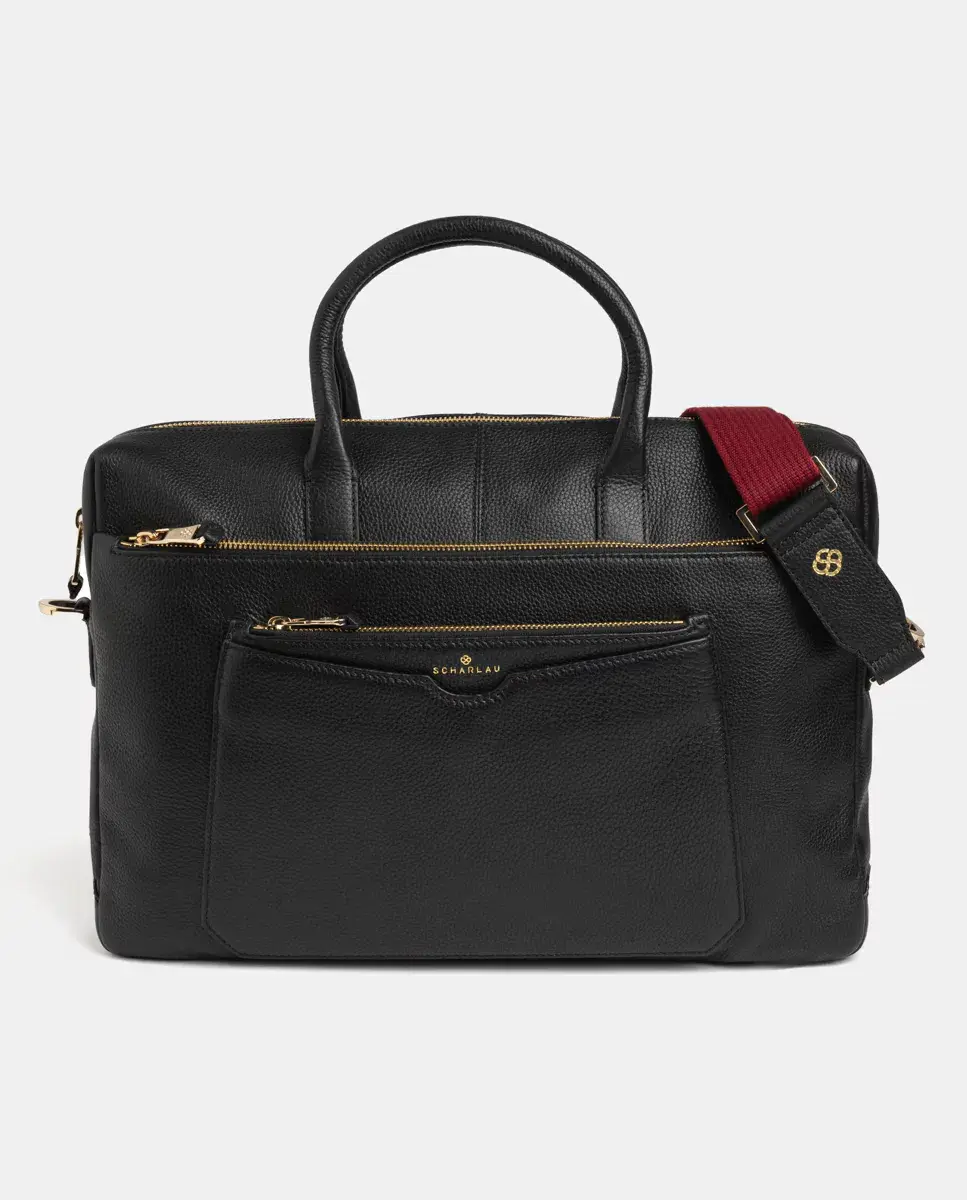 Черный кожаный держатель для документов Scharlau, чёрный
Черный кожаный держатель для документов Scharlau, чёрный