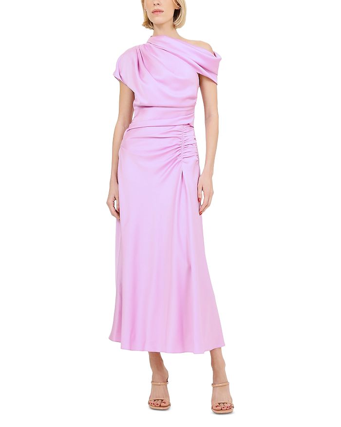 Джоанна Асимметричное Плечо Миди Платье SIMKHAI, фиолетовый
Джоанна Асимметричное Плечо Миди Платье SIMKHAI, фиолетовый