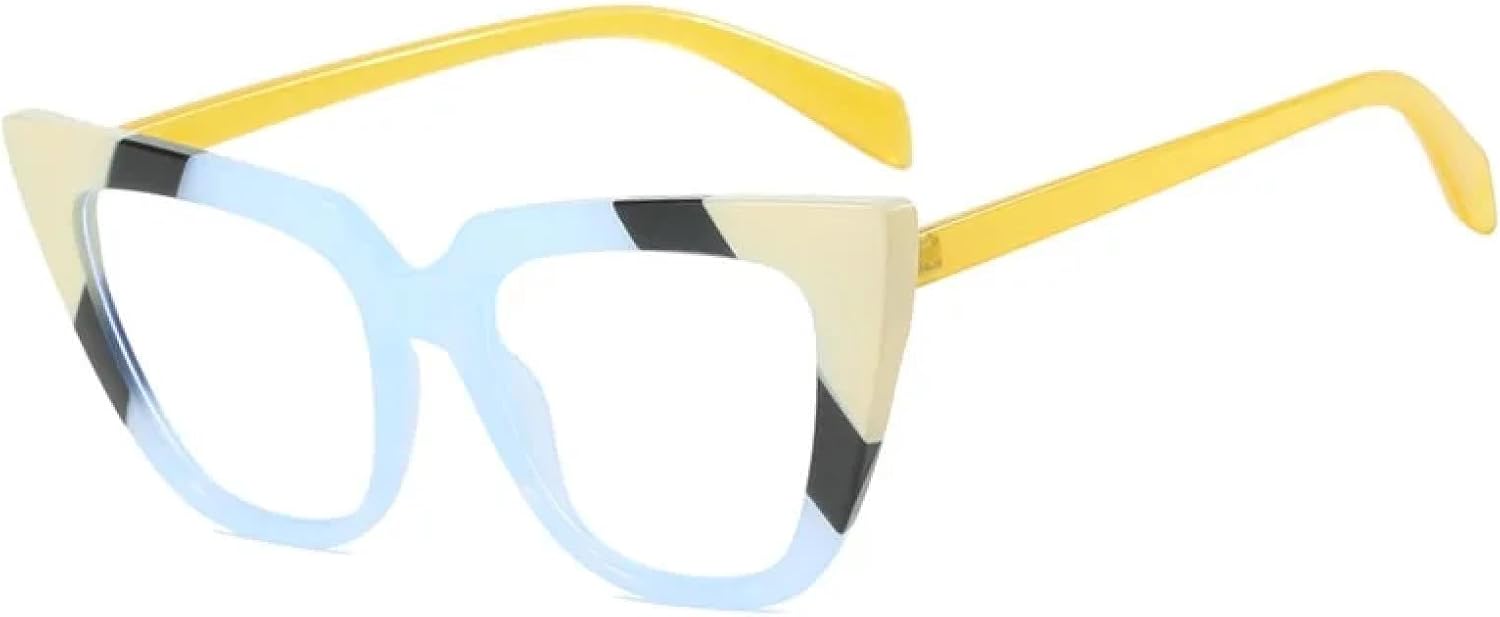 Солнцезащитные очки с защитой от УФ-излучения UV400 | Цветная оправа «кошачий глаз», прозрачные линзы | Для женщин и мужчин, для занятий спортом на открытом воздухе и вождения DSVIGF, White
Солнцезащитные очки с защитой от УФ-излучения UV400 | Цветная оправа «кошачий глаз», прозрачные линзы | Для женщин и мужчин, для занятий спортом на открытом воздухе и вождения DSVIGF, White