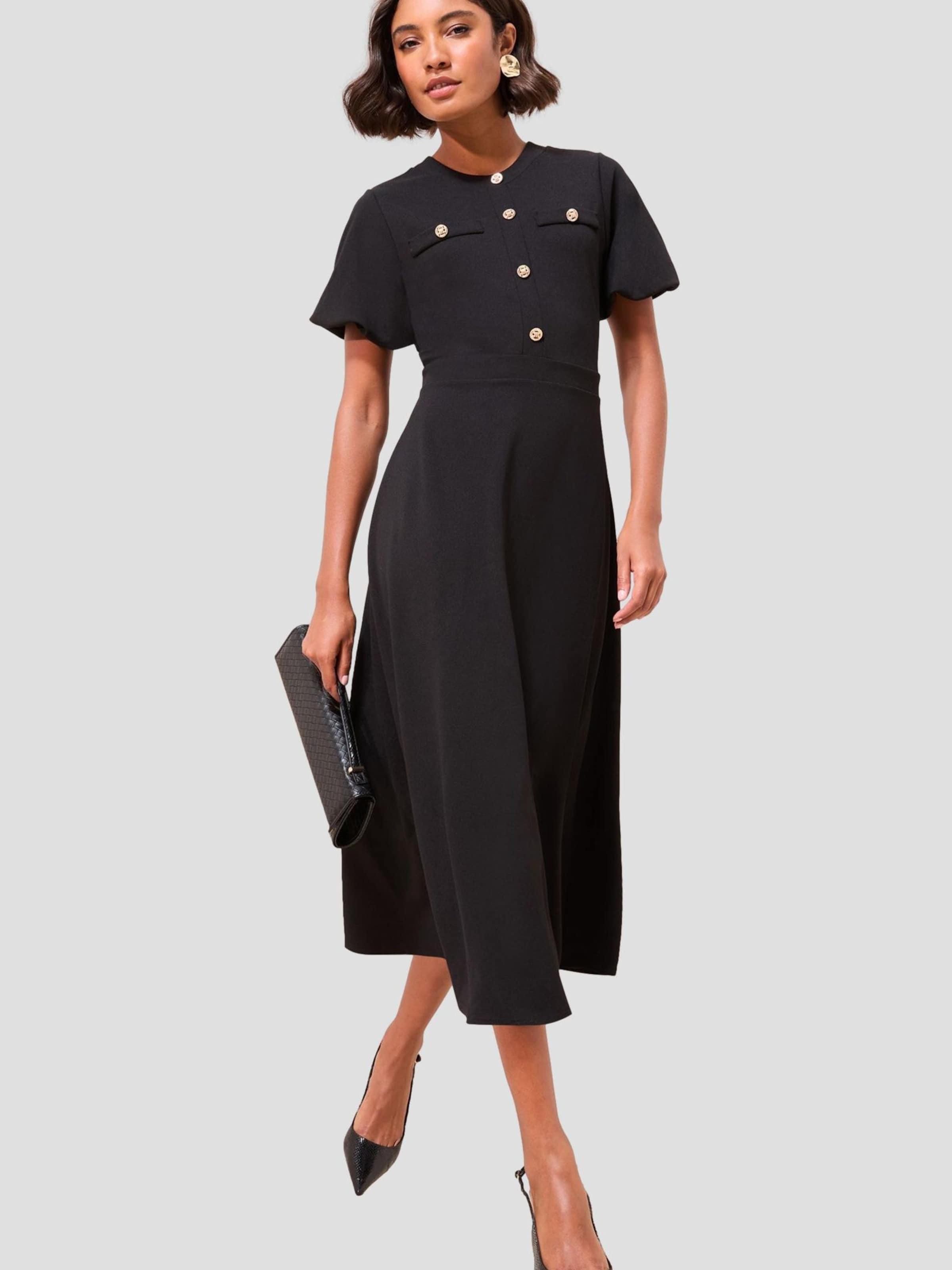 Friends Like These Платье 'Military' в черном цвете
Friends Like These Платье 'Military' в черном цвете