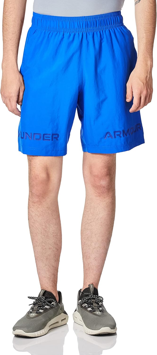 Шорты Under Armour Men's Woven Graphic Wordmark, Versa Blue (486)/Bauhaus Blue
Шорты Under Armour Men's Woven Graphic Wordmark, Versa Blue (486)/Bauhaus Blue