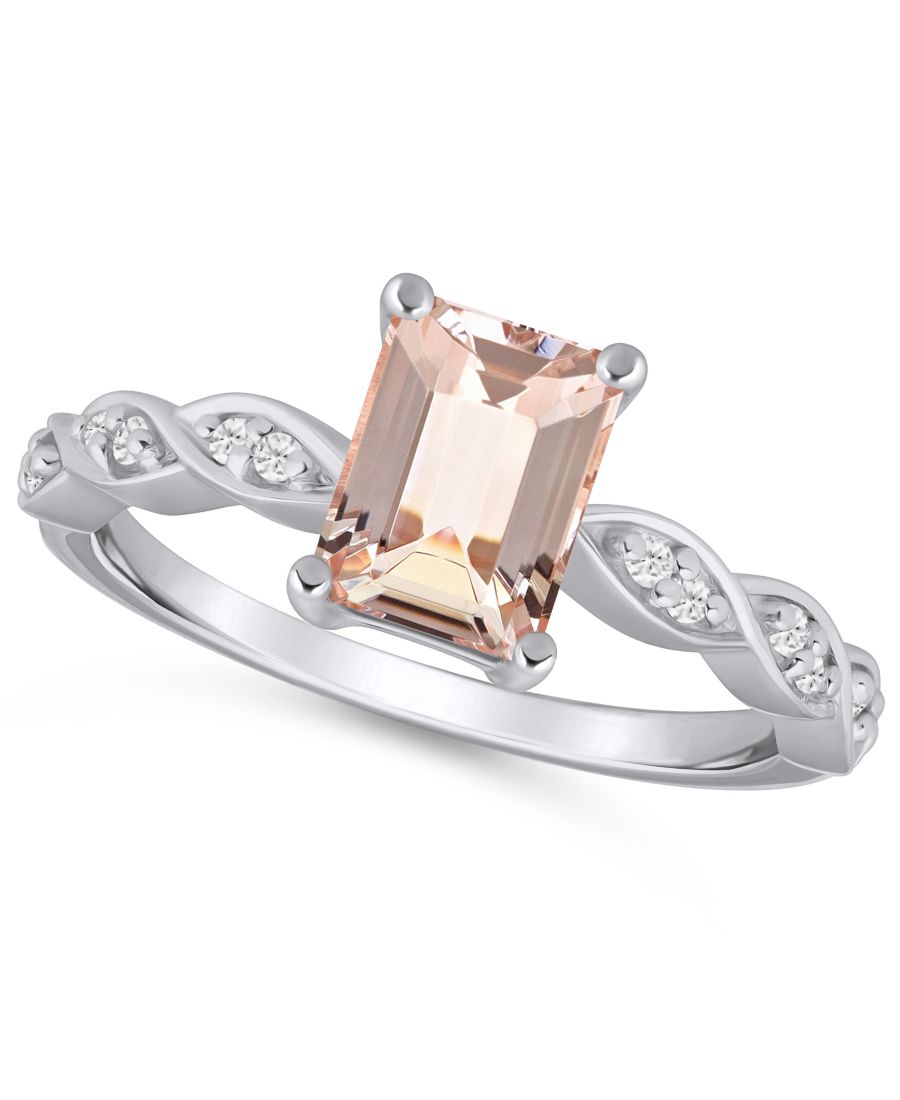 Кольцо с аметистом (1,5 карата) и белым бриллиантом (1,20 карата) из белого золота 10 карат Macy's, Morganite/White Gold
Кольцо с аметистом (1,5 карата) и белым бриллиантом (1,20 карата) из белого золота 10 карат Macy's, Morganite/White Gold