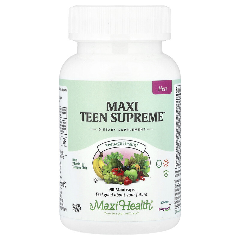 Maxi Health, Maxi Teen Supreme , для нее, 60 капсул
Maxi Health, Maxi Teen Supreme , для нее, 60 капсул