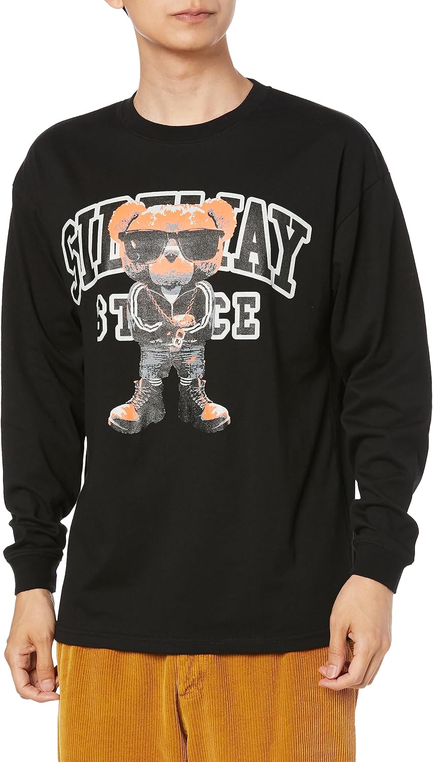 Мужская футболка с длинным рукавом и принтом медведя Improbes 70099 Improves, черный
Мужская футболка с длинным рукавом и принтом медведя Improbes 70099 Improves, черный