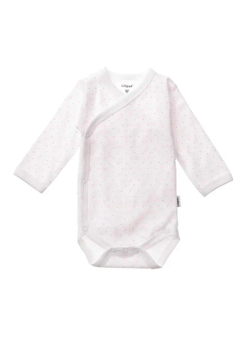 Боди Liliput, с практичной планкой на кнопках, белый
Боди Liliput, с практичной планкой на кнопках, белый