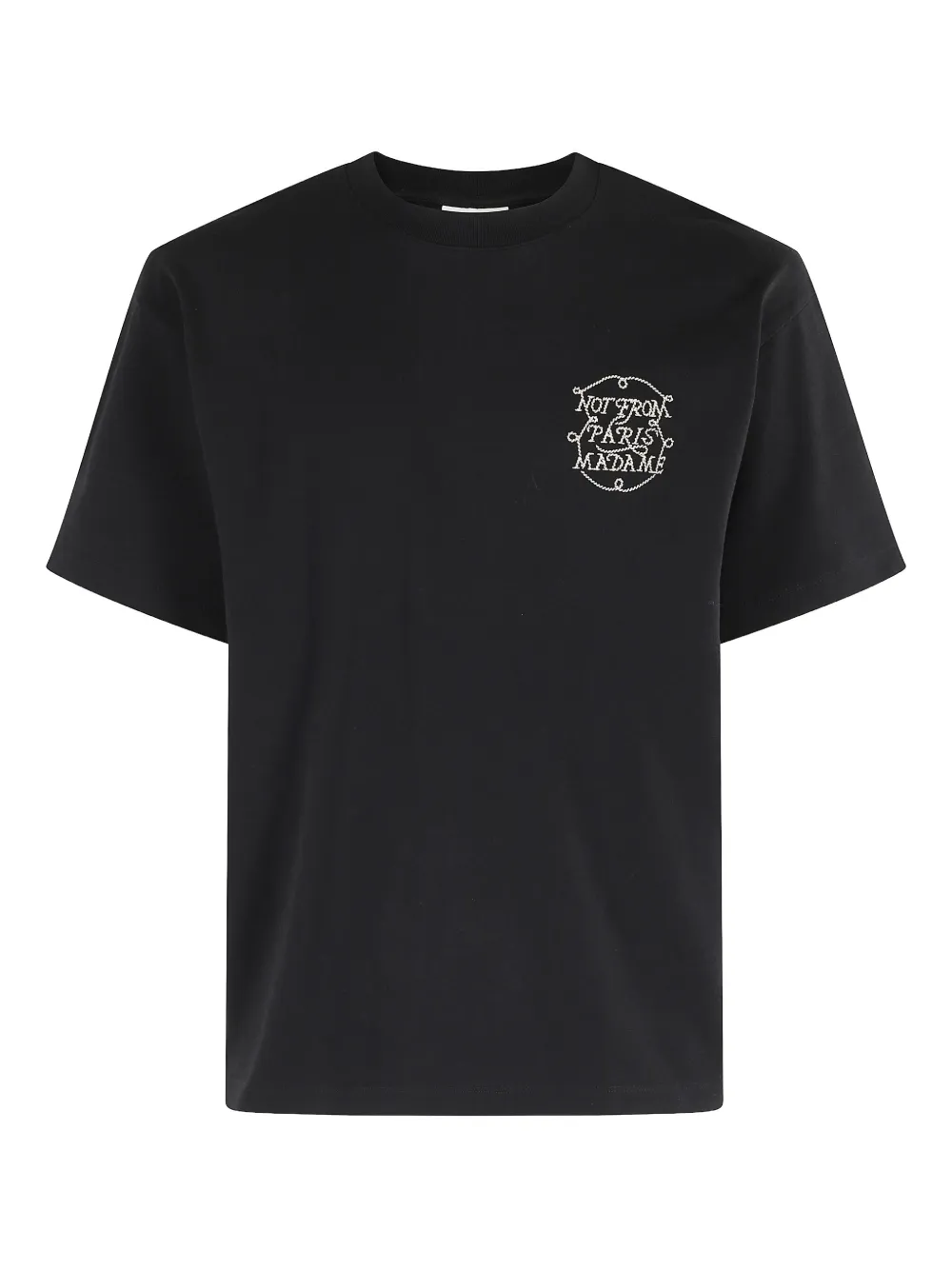 Хлопковая футболка с графическим рисунком Drôle De Monsieur, черный
Хлопковая футболка с графическим рисунком Drôle De Monsieur, черный