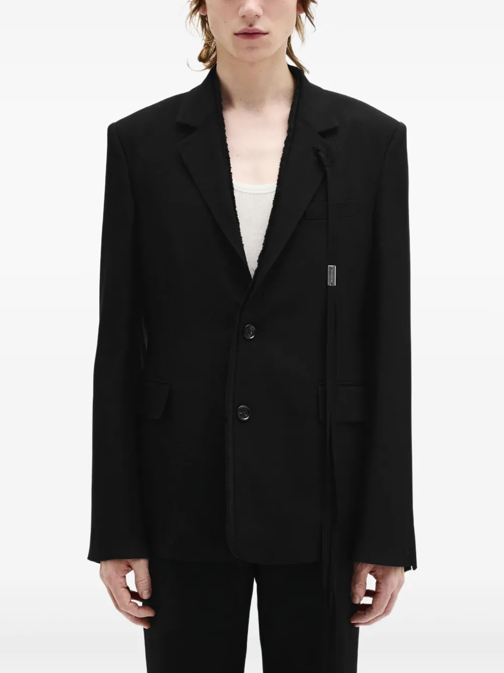 Пиджак Cadby Ann Demeulemeester, черный
Пиджак Cadby Ann Demeulemeester, черный