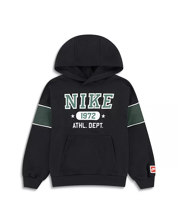 Детская толстовка Nike Athletic с графическим принтом и отделкой из французского махрового трикотажа. Nike, черный
Детская толстовка Nike Athletic с графическим принтом и отделкой из французского махрового трикотажа. Nike, черный
