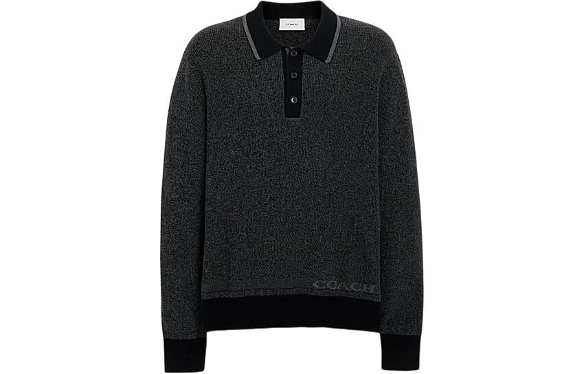 COACH Мужской трикотаж, цвет Carbon
COACH Мужской трикотаж, цвет Carbon