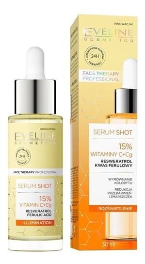 Профессиональная сыворотка Face Therapy, осветляющее средство - 15% витамин C+Cg, 30 мл Eveline Cosmetics
Профессиональная сыворотка Face Therapy, осветляющее средство - 15% витамин C+Cg, 30 мл Eveline Cosmetics