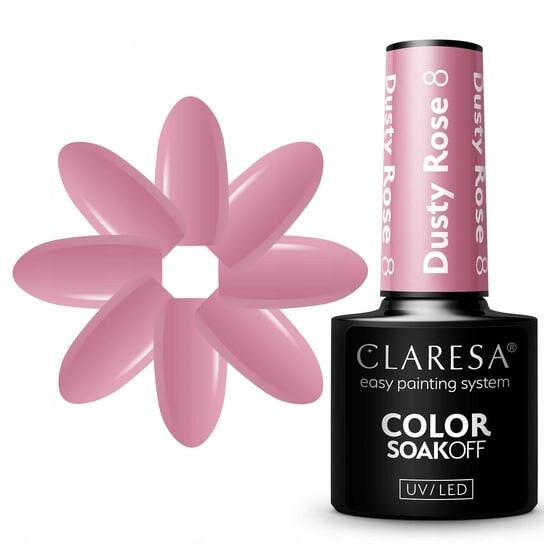Гибридный лак для ногтей, Dusty Rose 8 Claresa
Гибридный лак для ногтей, Dusty Rose 8 Claresa