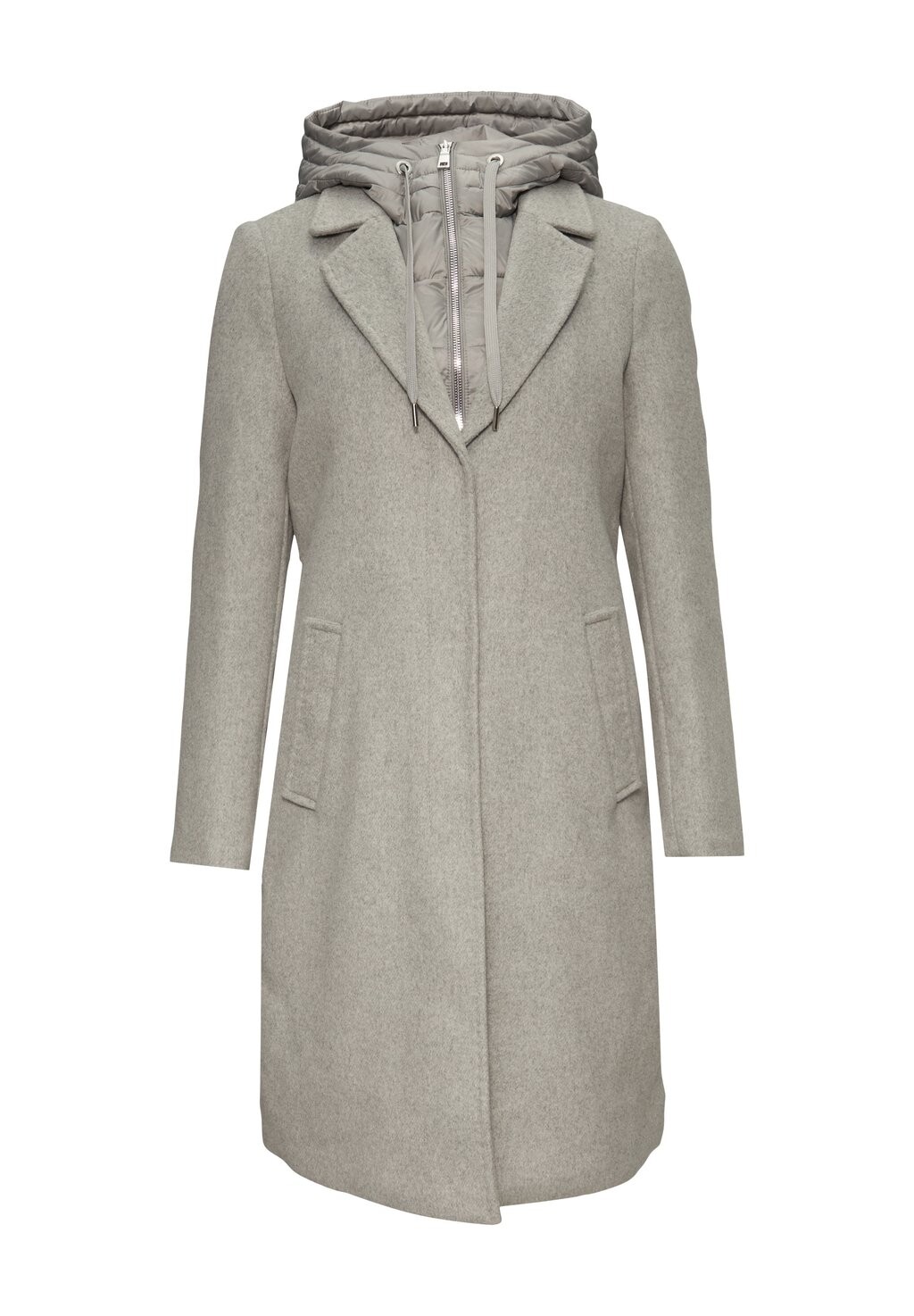 Зимнее пальто MIT HERAUSNEHMBAREM s.Oliver, серый 
Зимнее пальто MIT HERAUSNEHMBAREM s.Oliver, серый