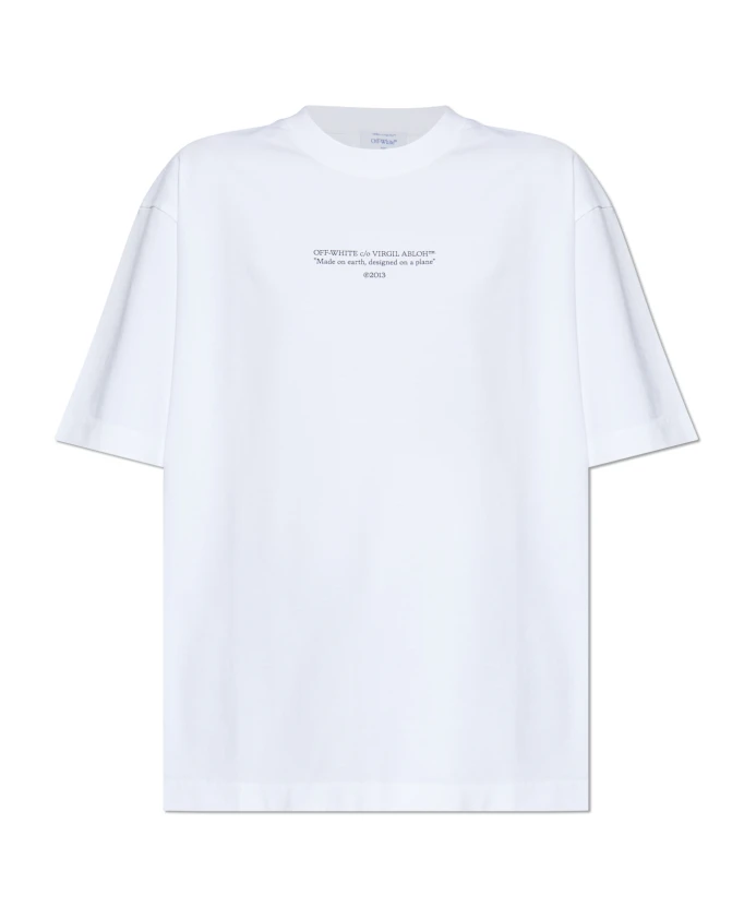 Свободная футболка Off White, белый
Свободная футболка Off White, белый