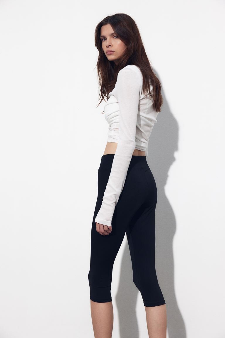 Леггинсы капри H&M, черный
Леггинсы капри H&M, черный