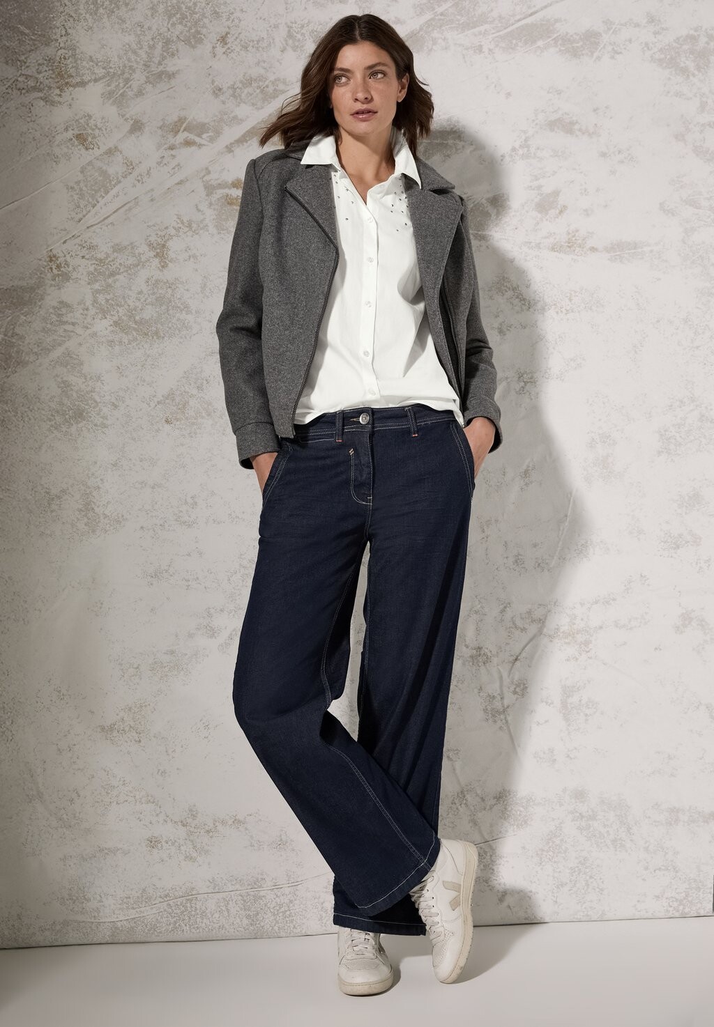 Блузка на пуговицах Cecil, молочный
Блузка на пуговицах Cecil, молочный