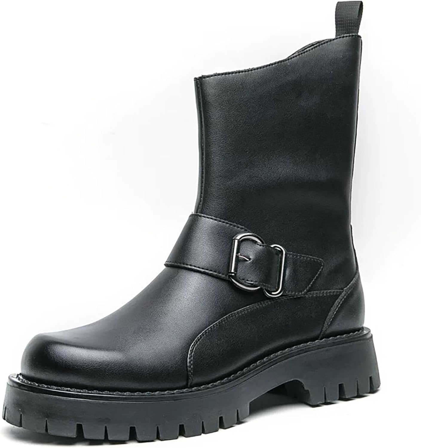 Мужские ботинки NENGMAON из натуральной кожи, с платформой и массивным каблуком, в готическом стиле, байкерские, с комфортным круглым носком, подошвой с протектором, нескользящие, легкие, дышащие, средние по голени, для повседневной носки, черны...
Мужские ботинки NENGMAON из натуральной кожи, с платформой и массивным каблуком, в готическом стиле, байкерские, с комфортным круглым носком, подошвой с протектором, нескользящие, легкие, дышащие, средние по голени, для повседневной носки, черны...