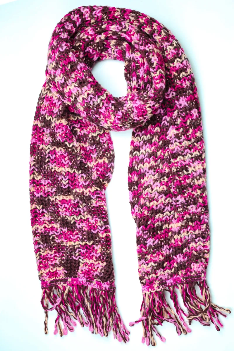 Шарф COLLEZIONE ALESSANDRO шерстяной "Lanea" крупной вязки с бахромой, фуксия
Шарф COLLEZIONE ALESSANDRO шерстяной "Lanea" крупной вязки с бахромой, фуксия