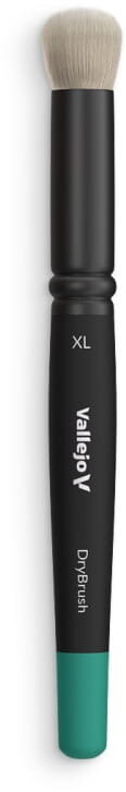 Vallejo B07004 Natural Brush Xl, Сухая щетка, сухая для натуральных волос, очень большая